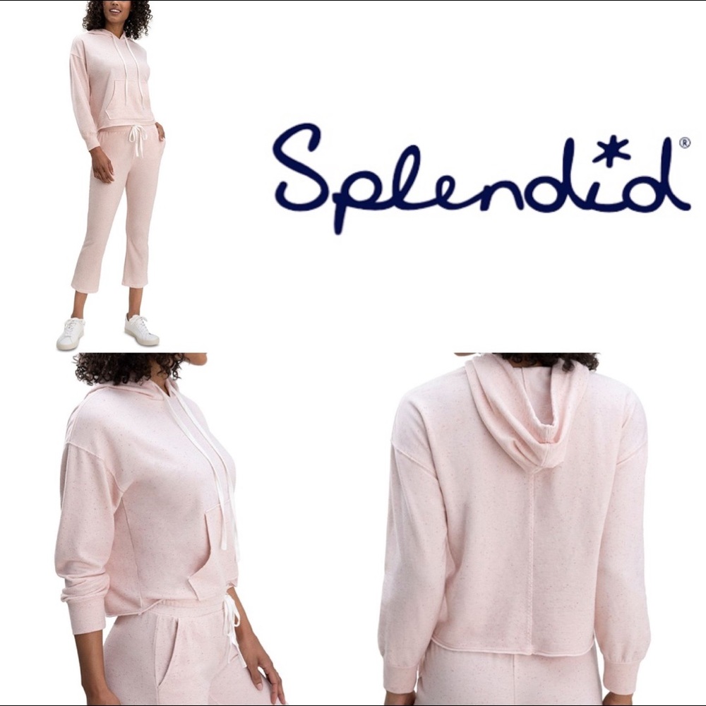 🌟CLEARANCE🌟 Everything must go!NWT✨Splendid Speckled Hoodie pink
